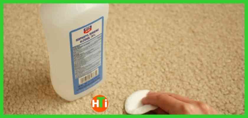 how to remove wax from carpet